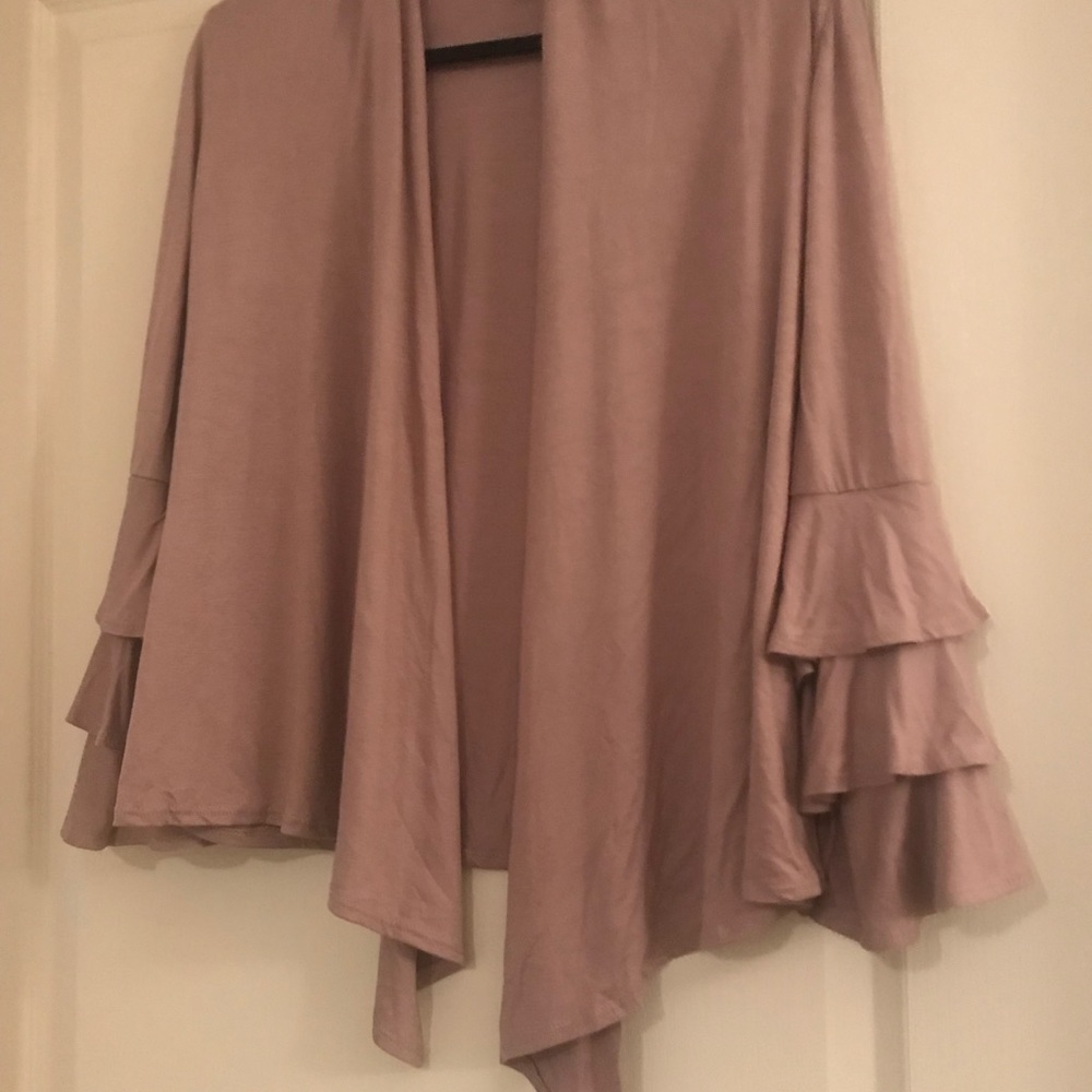 SIMLU Relaxed Ruffle sweater size Medium - Picture 3 of 5